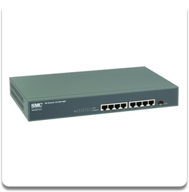SMCGS8P-SMART | Smart Gigabit Switch 8-PoE, 1-Pto COMBO