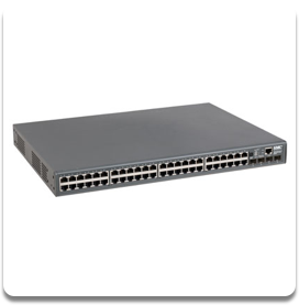 SMC8848M | Switch L3 48-p Gigabit IPv4/IPv6, 4-p combo, 2 stacking ports