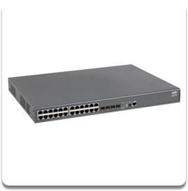 SMC8824M | Switch L3 24-p Gigabit IPv4/IPv6, 4-p combo, 2 stackig ports
