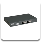 SMCGS16 | EZ Switch Gigabit 16-Port 10/100/1000 Mbps