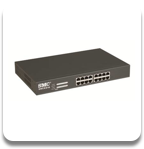 SMCFS1601 SWITCH METALICO RACK 16-PTOS 10/100MBPS