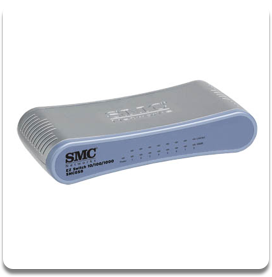 SMCGS801 | EZ Switch Gigabit 8-Puertos 10/100/1000 Mbps