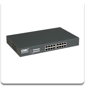 SMCGS16 | EZ Switch Gigabit 16-Port 10/100/1000 Mbps