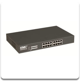 SMCFS1601 SWITCH METALICO RACK 16-PTOS 10/100MBPS